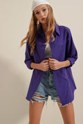 Purple Women Shirt