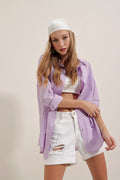 Lilac Women Shirt