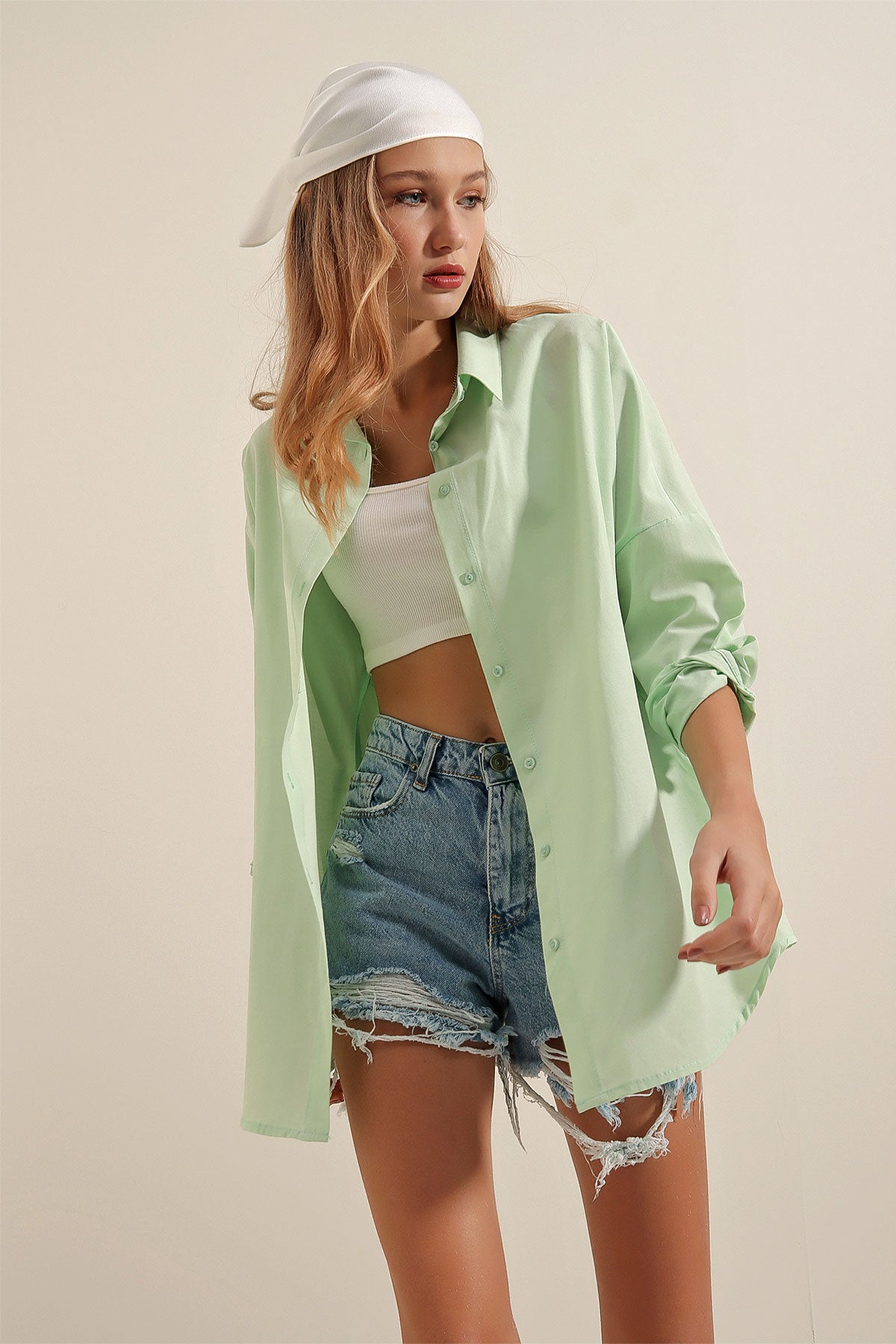 Green Women Shirt