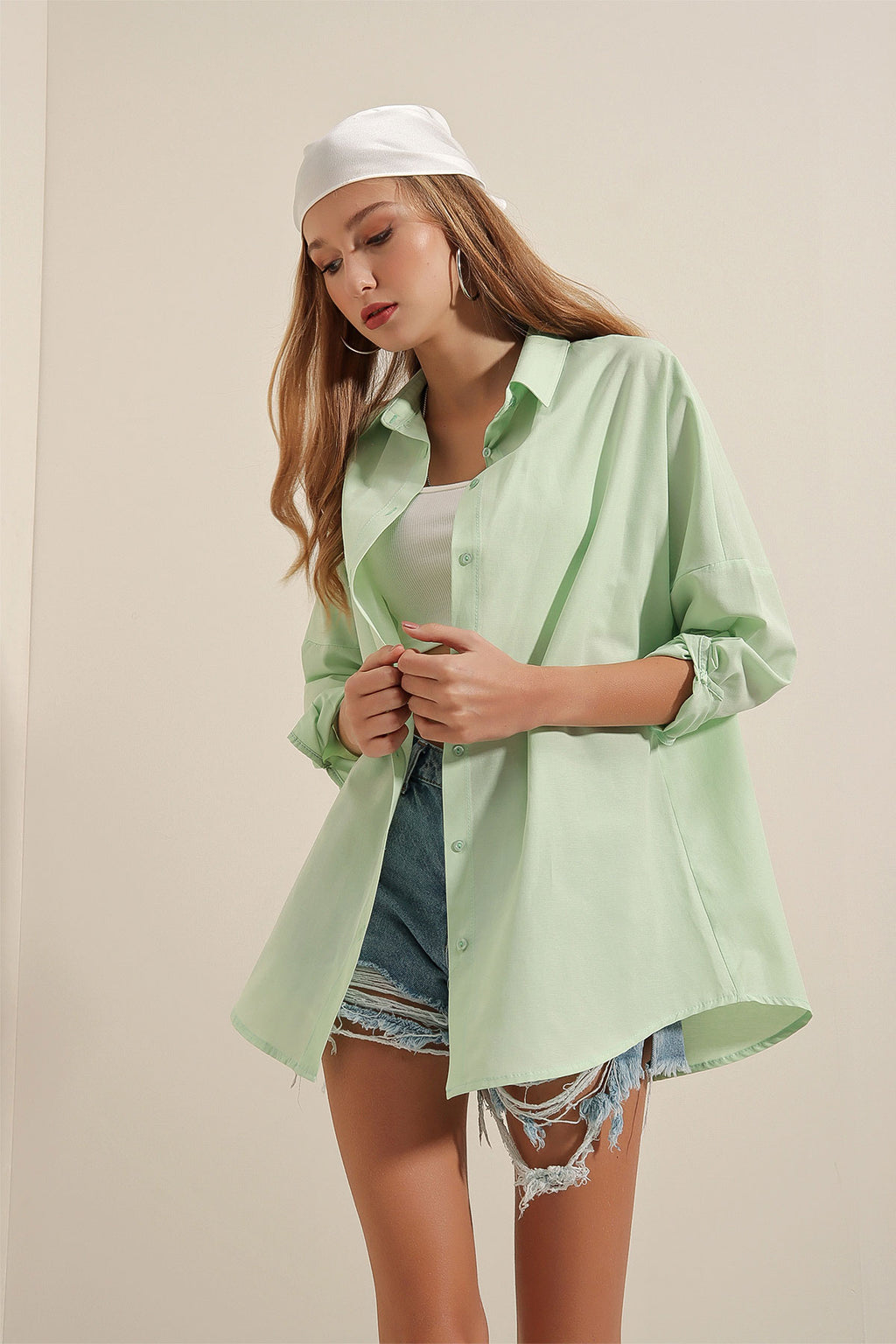 Green Women Shirt
