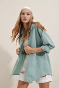 Green Women Shirt
