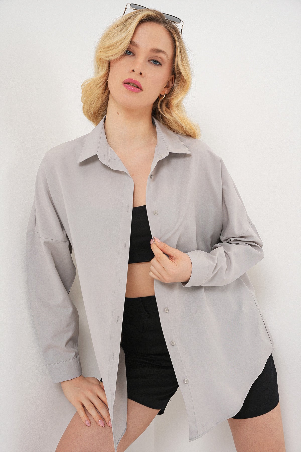Grey Women Shirt