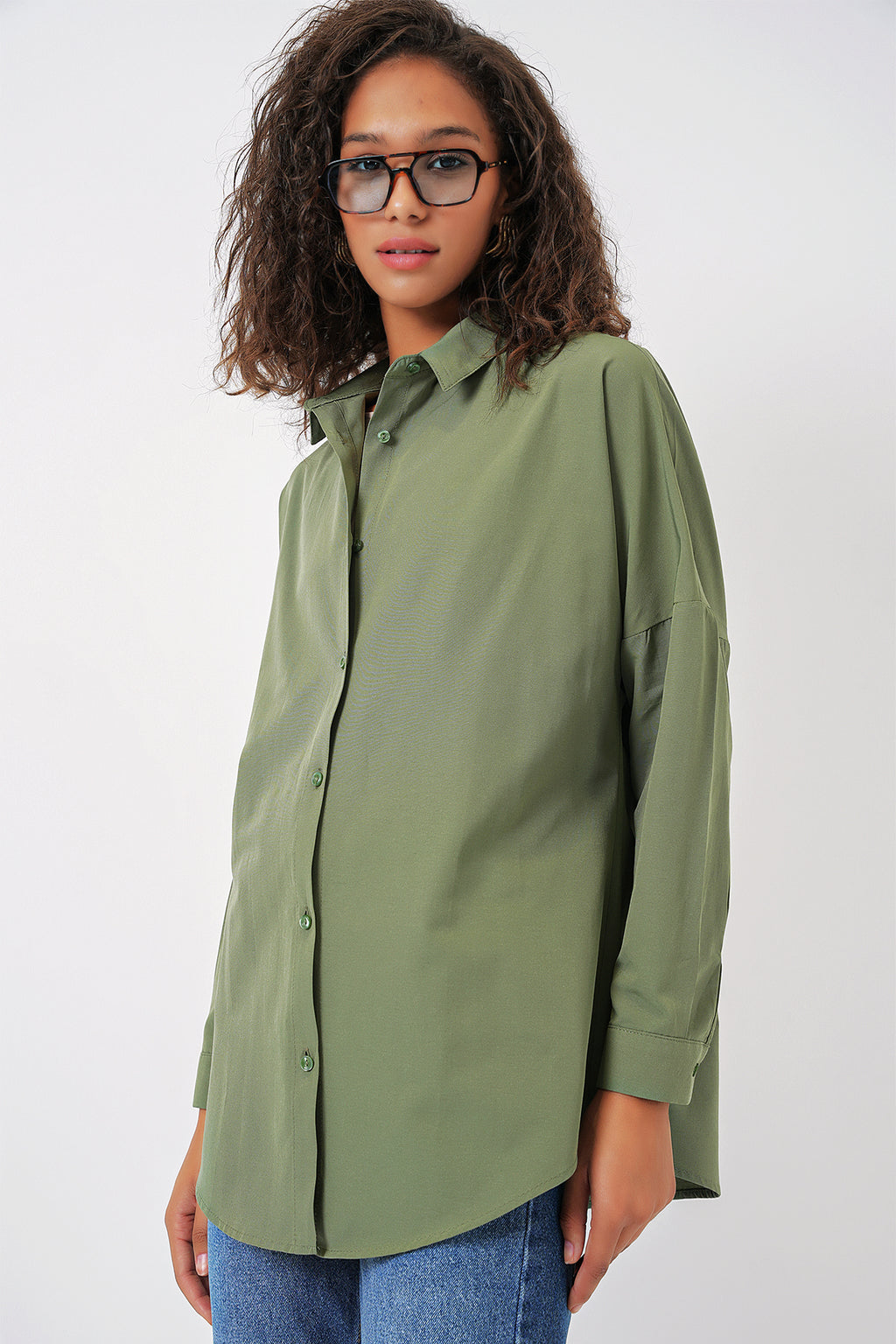 Khaki Women Shirt