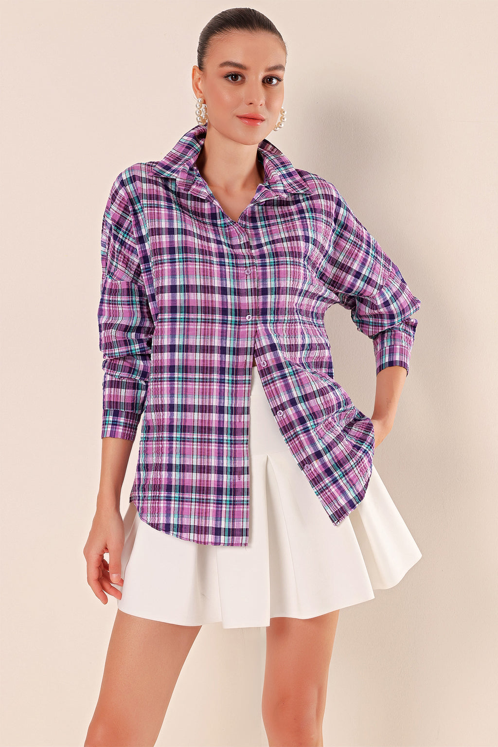 Purple Women Shirt
