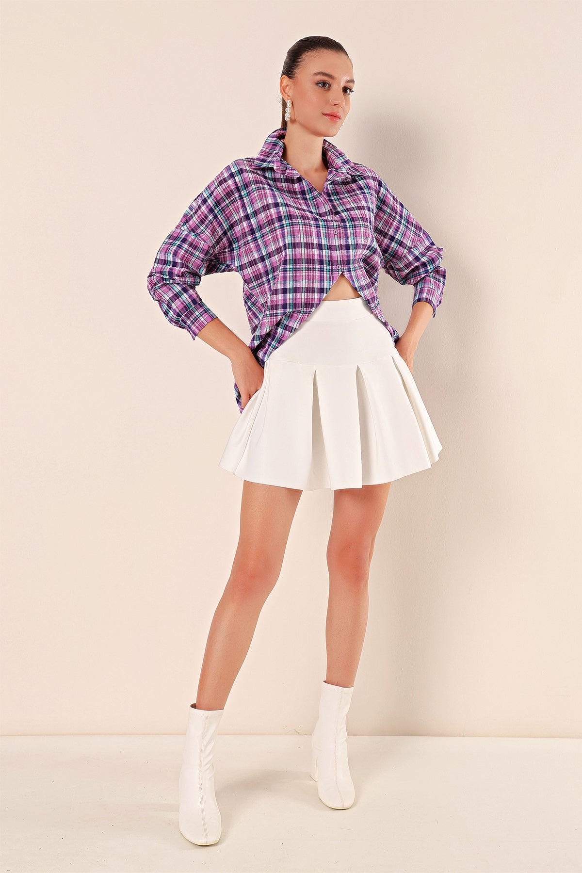 Purple Women Shirt