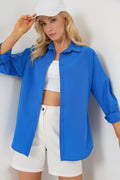 Blue Women Shirt