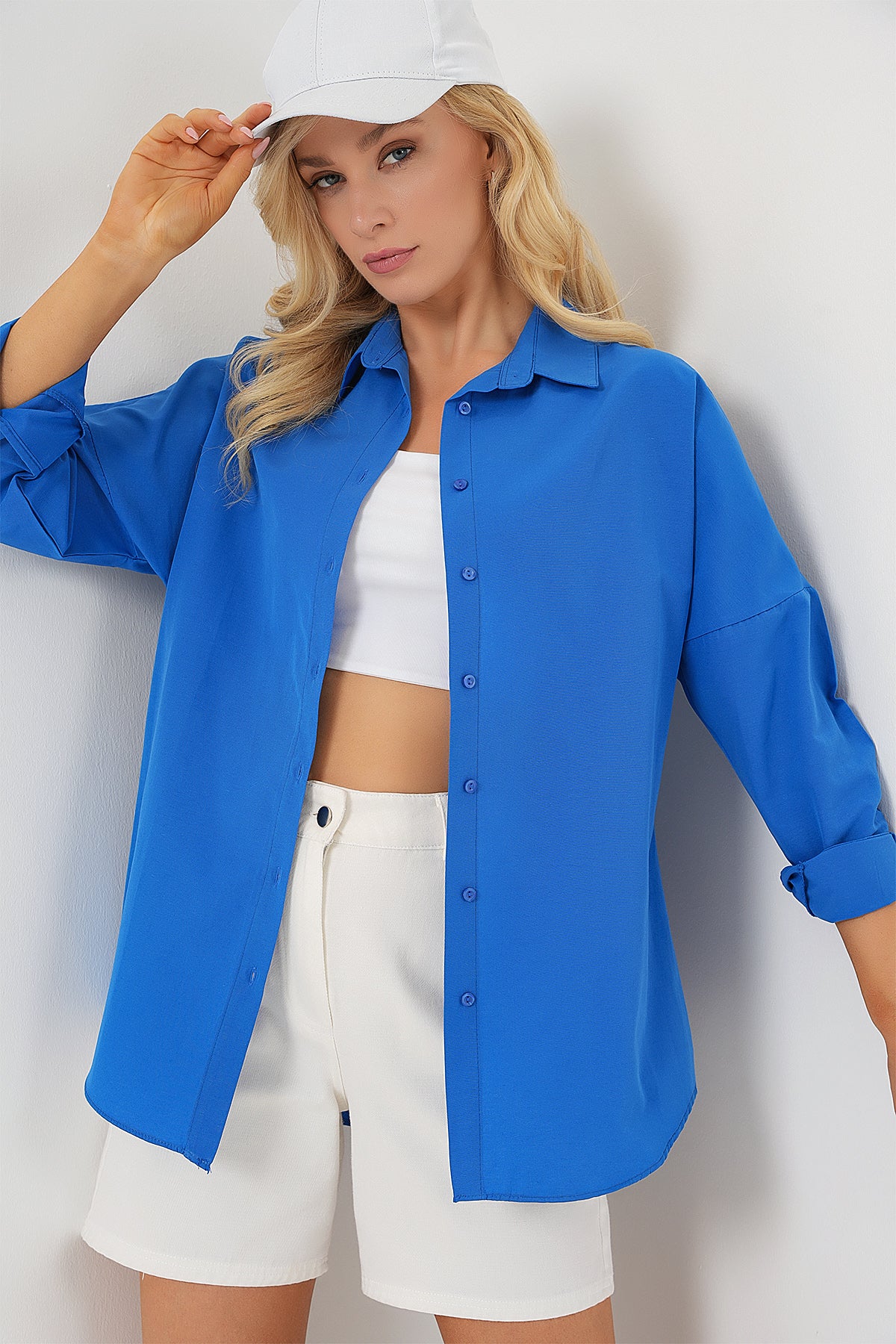 Blue Women Shirt