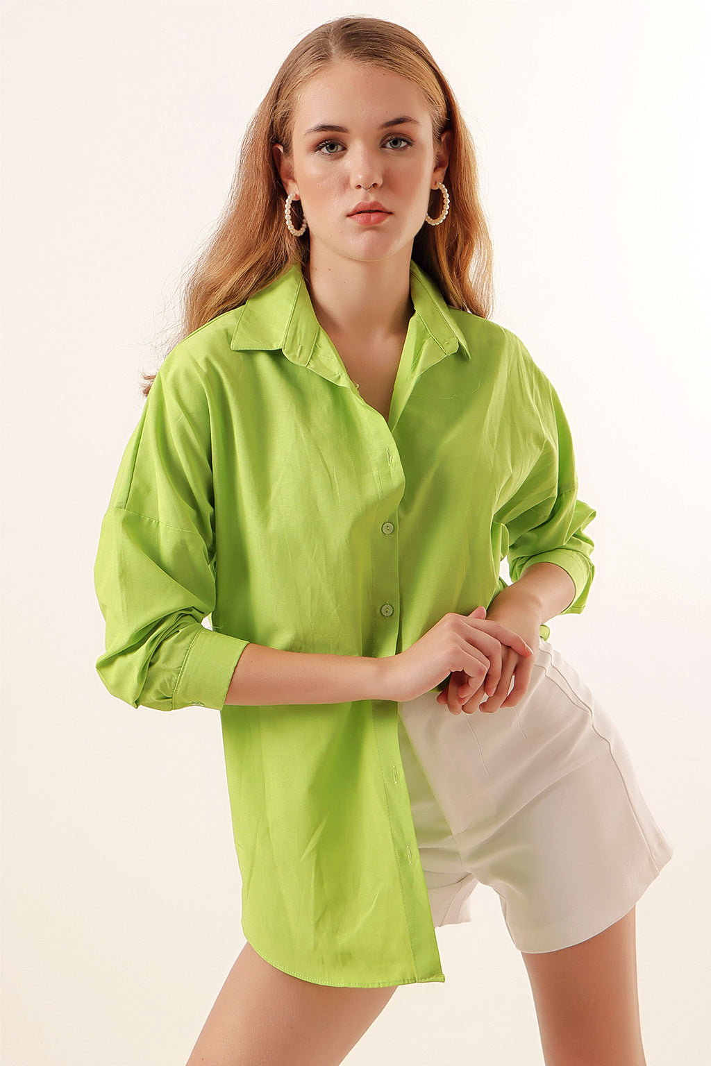 green Women Shirt