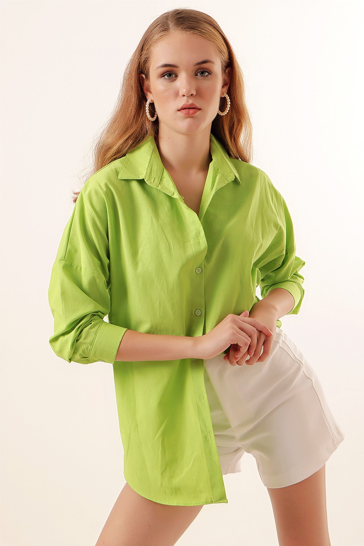 green Women Shirt