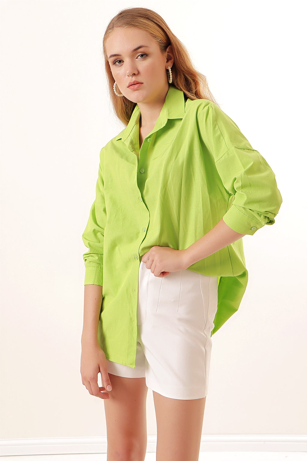 green Women Shirt