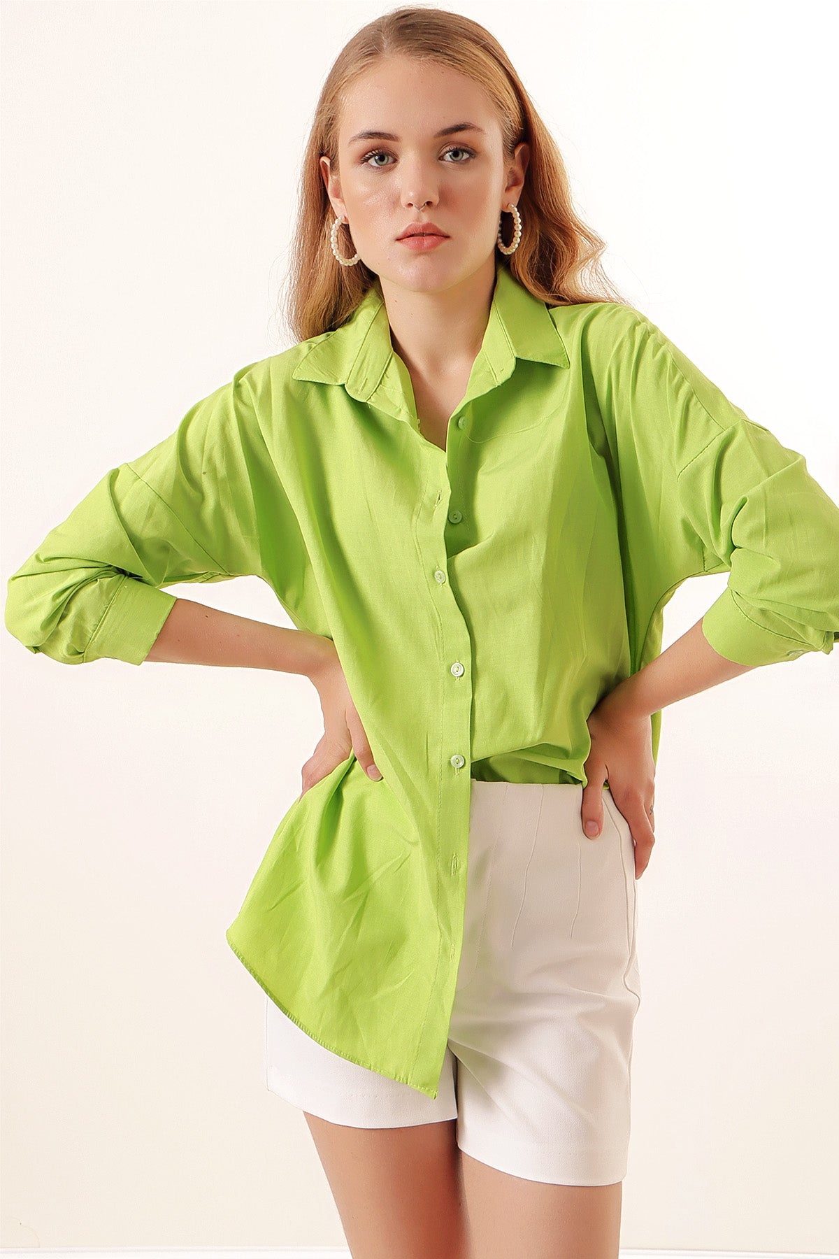 green Women Shirt