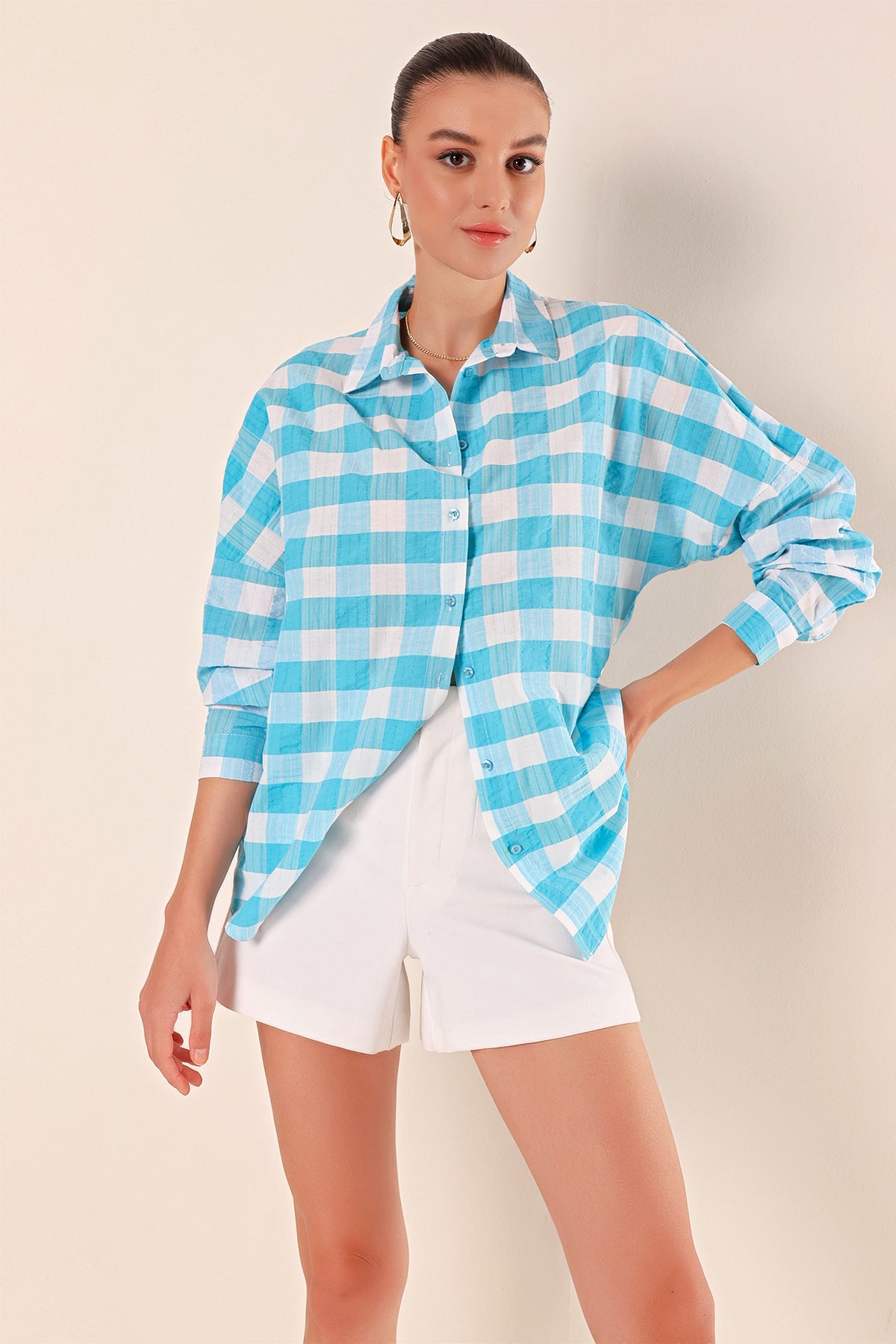 Blue Women Shirt
