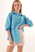 Dark Blue Women Shirt