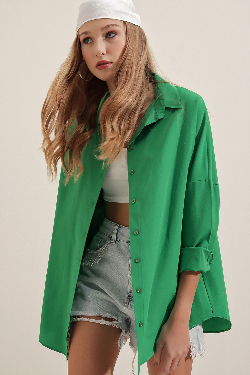 Green Women Shirt