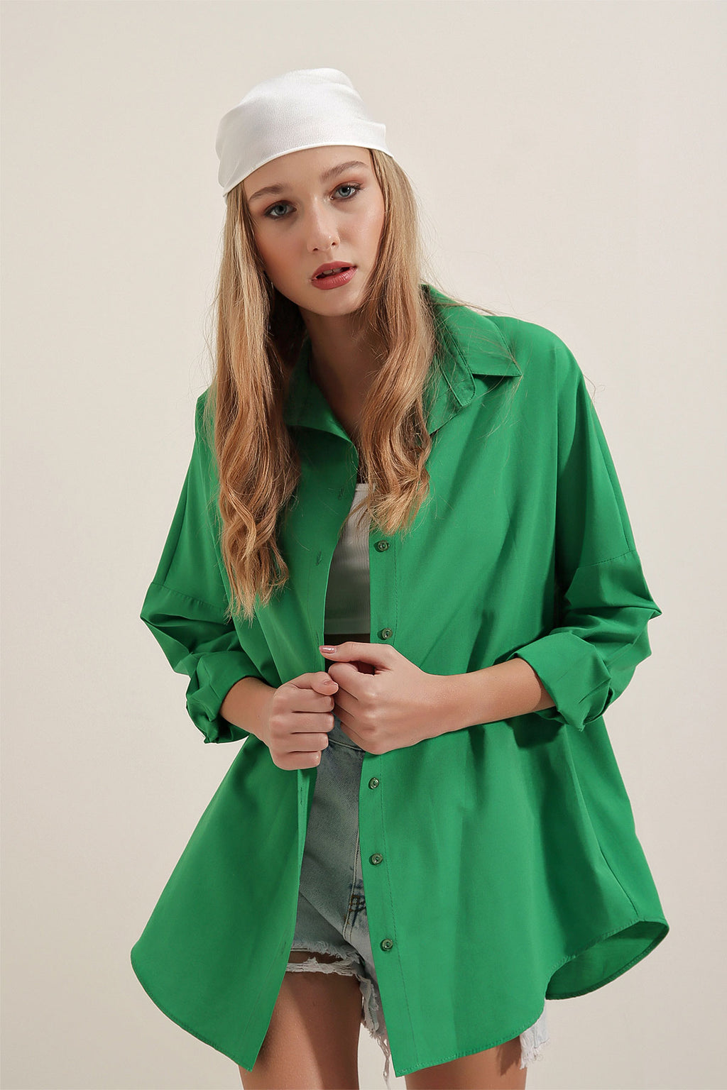 Green Women Shirt