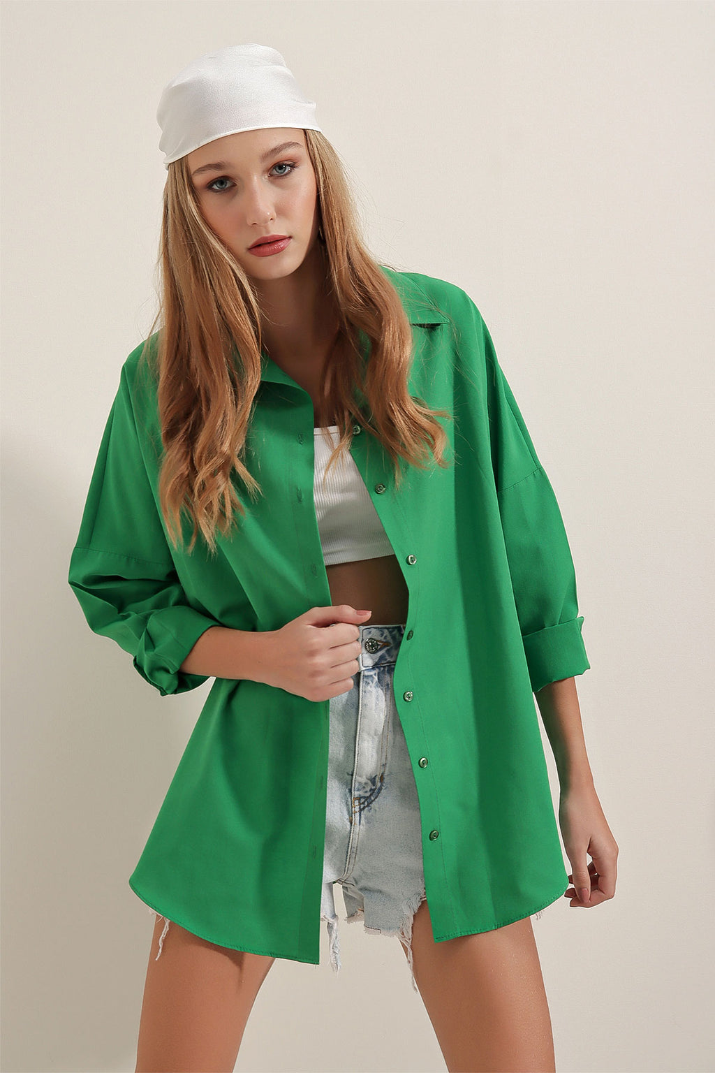 Green Women Shirt