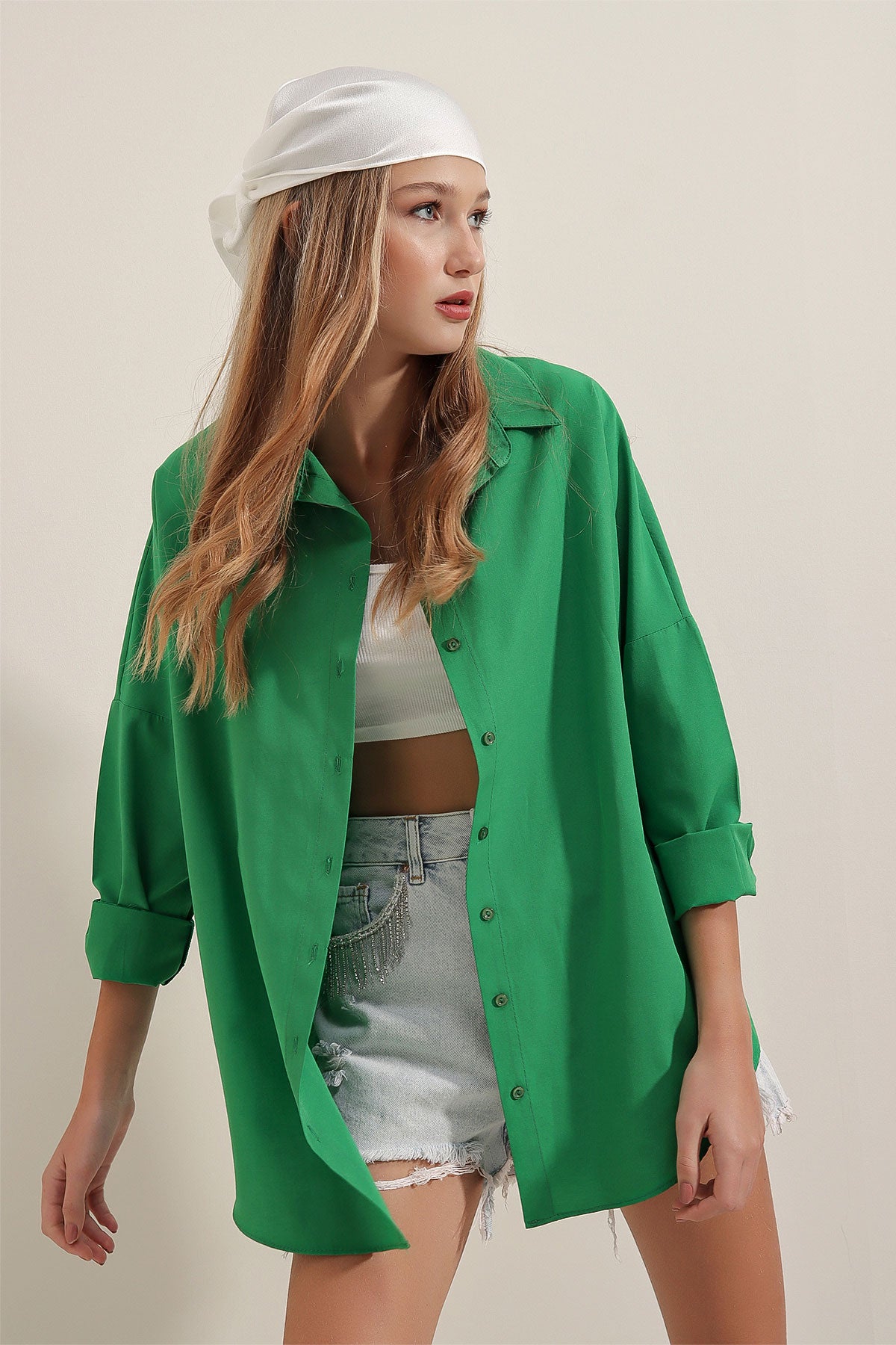 Green Women Shirt