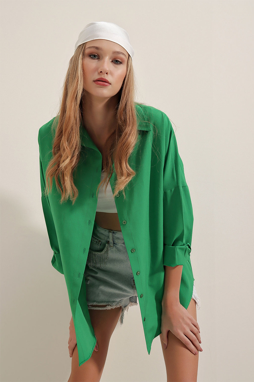 Green Women Shirt