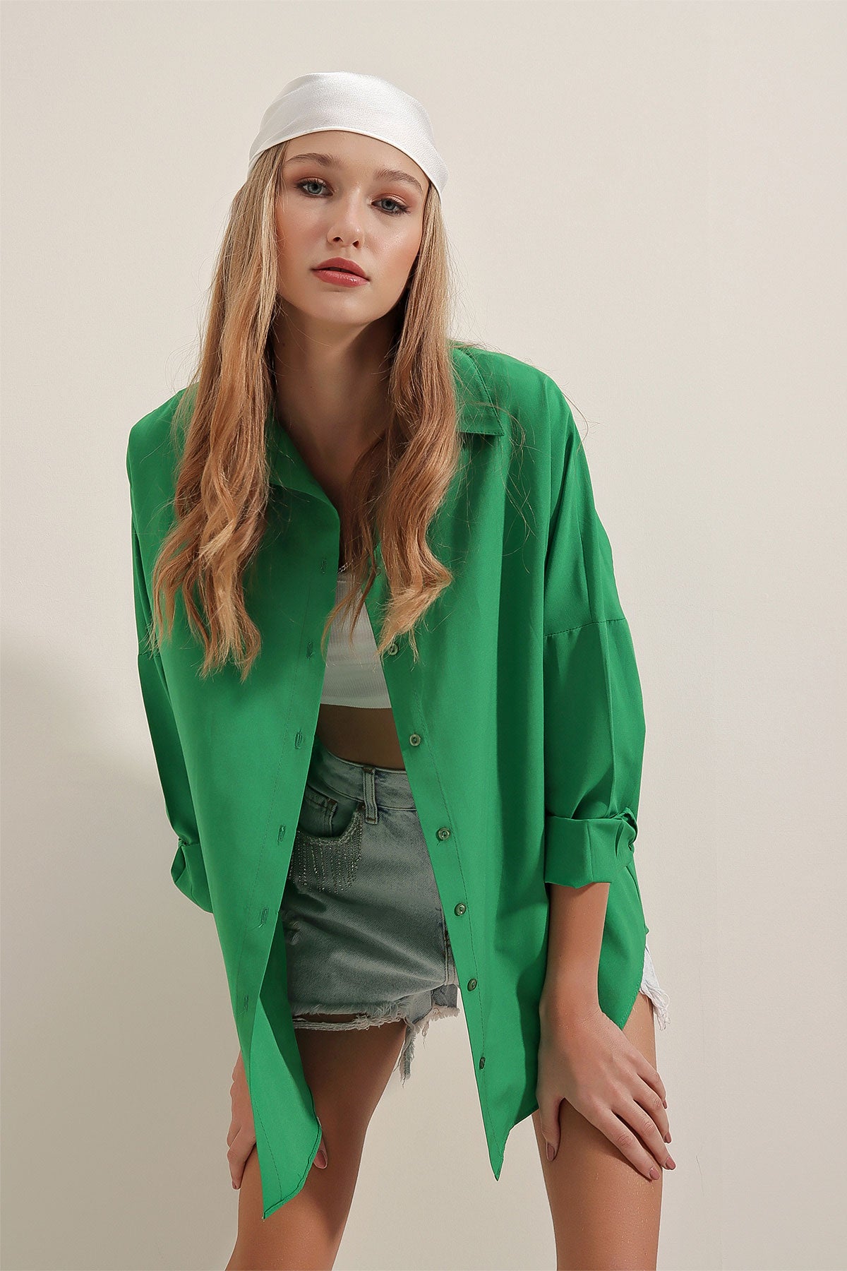 Green Women Shirt