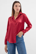 Burgundy Women Shirt