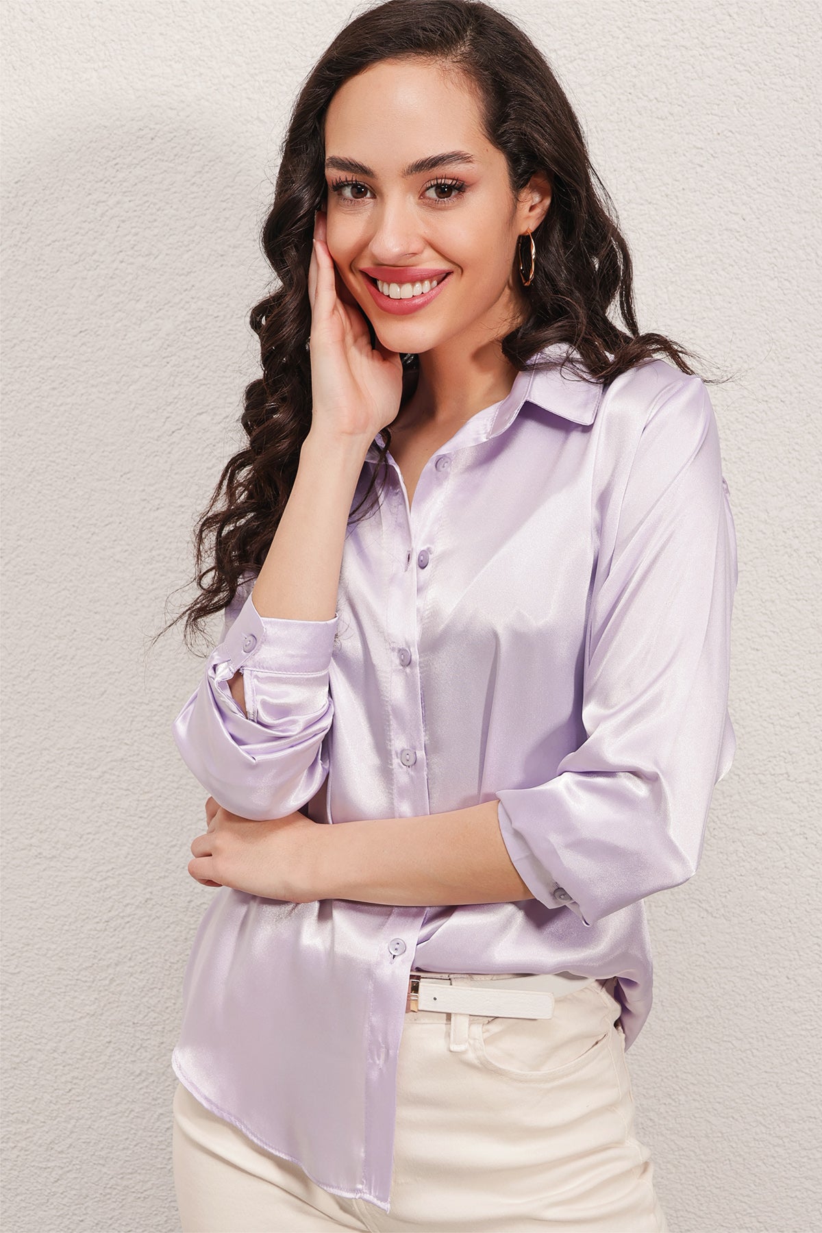 Lilac Women Shirt