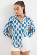 Blue Women Shirt