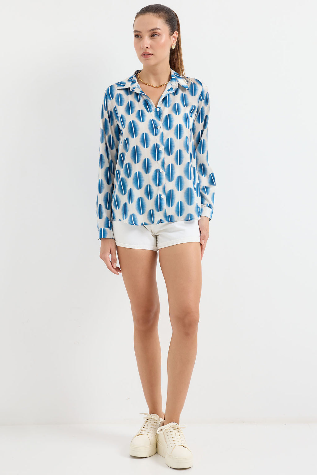 Blue Women Shirt