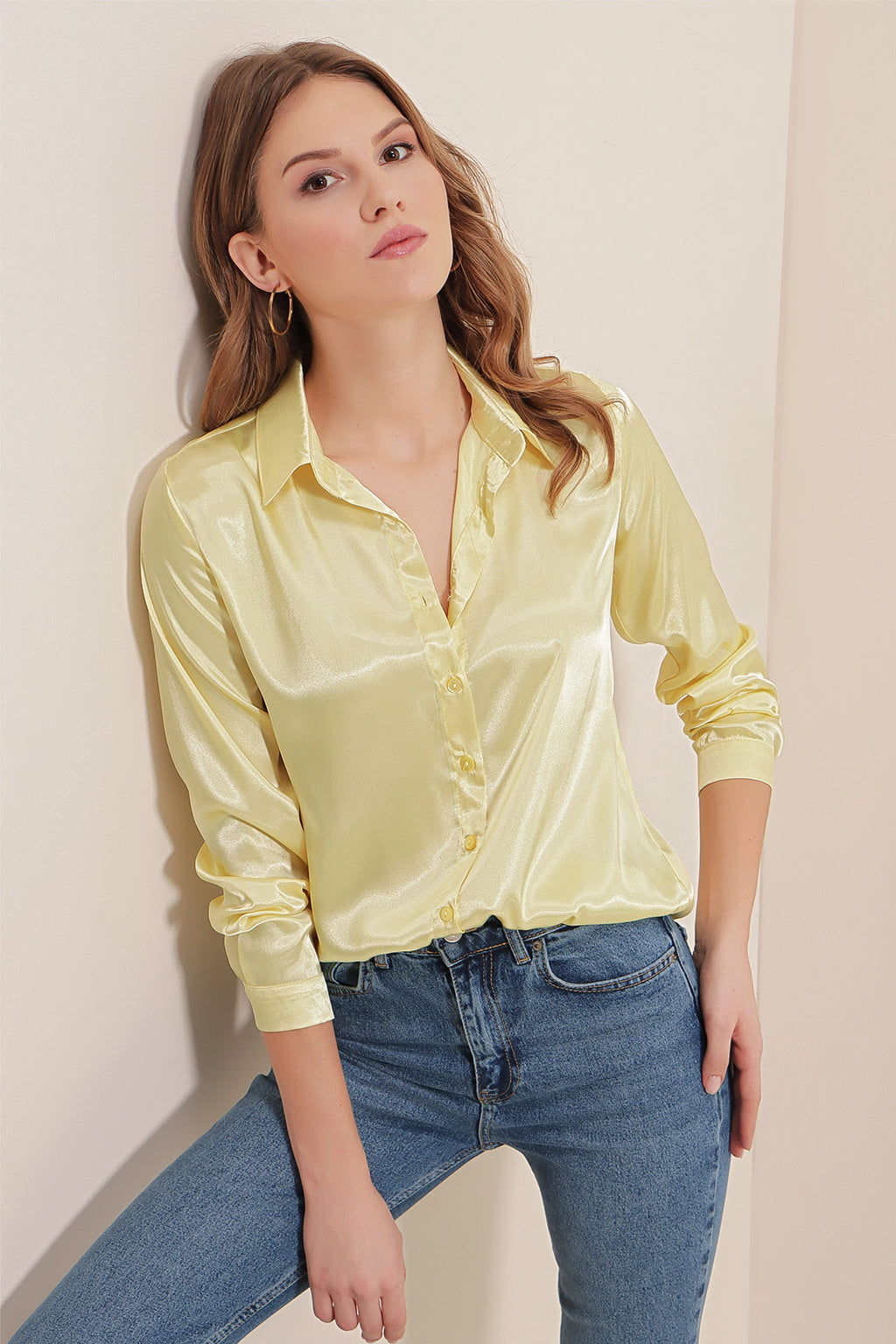 Yellow Women Shirt