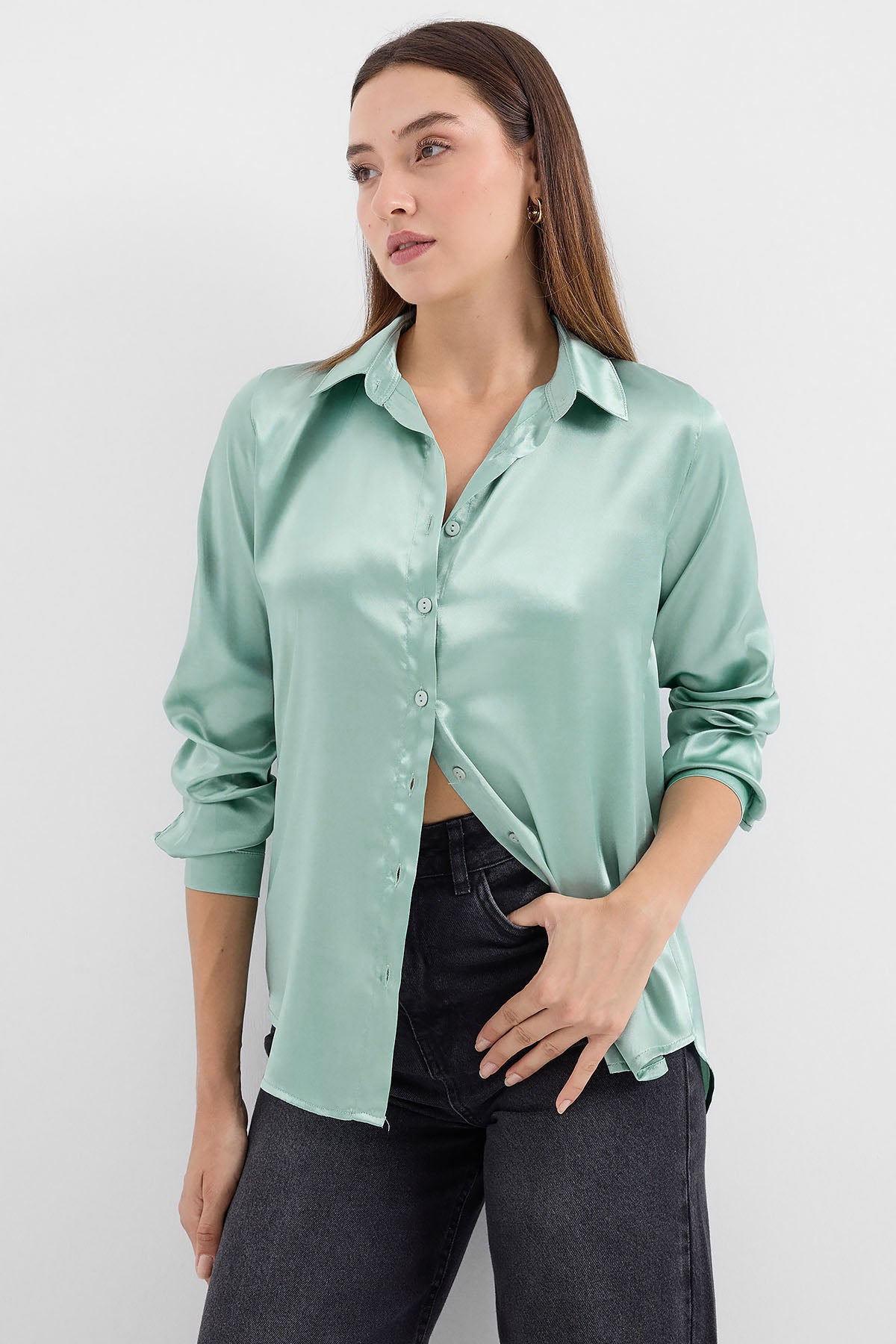 green Women Shirt
