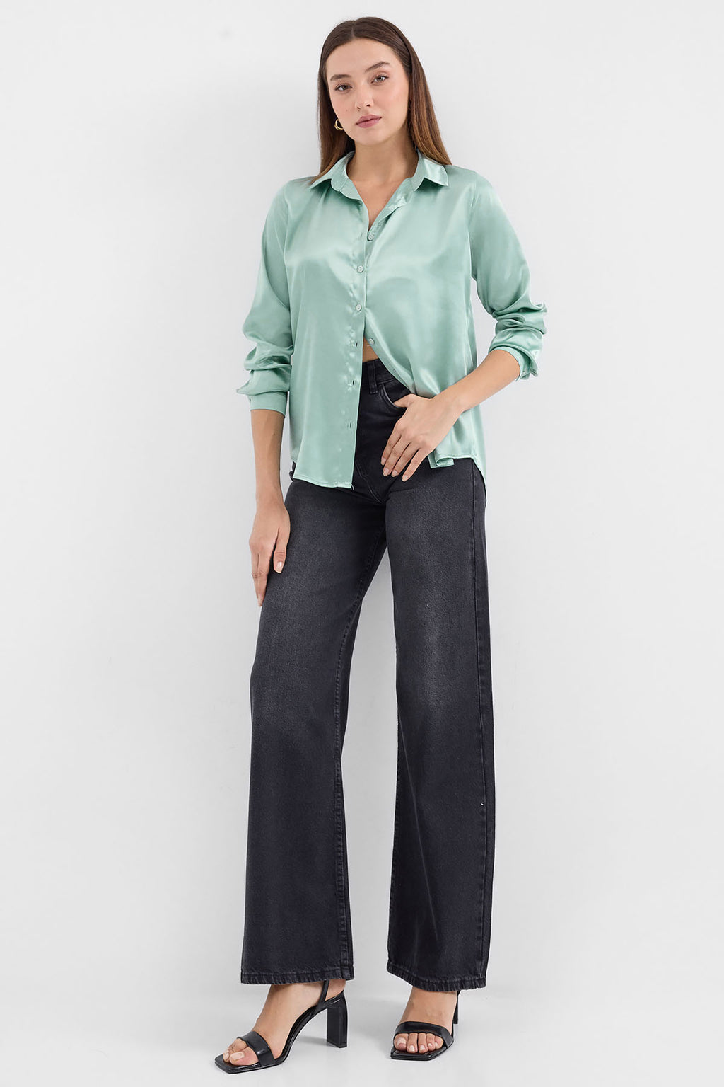 green Women Shirt