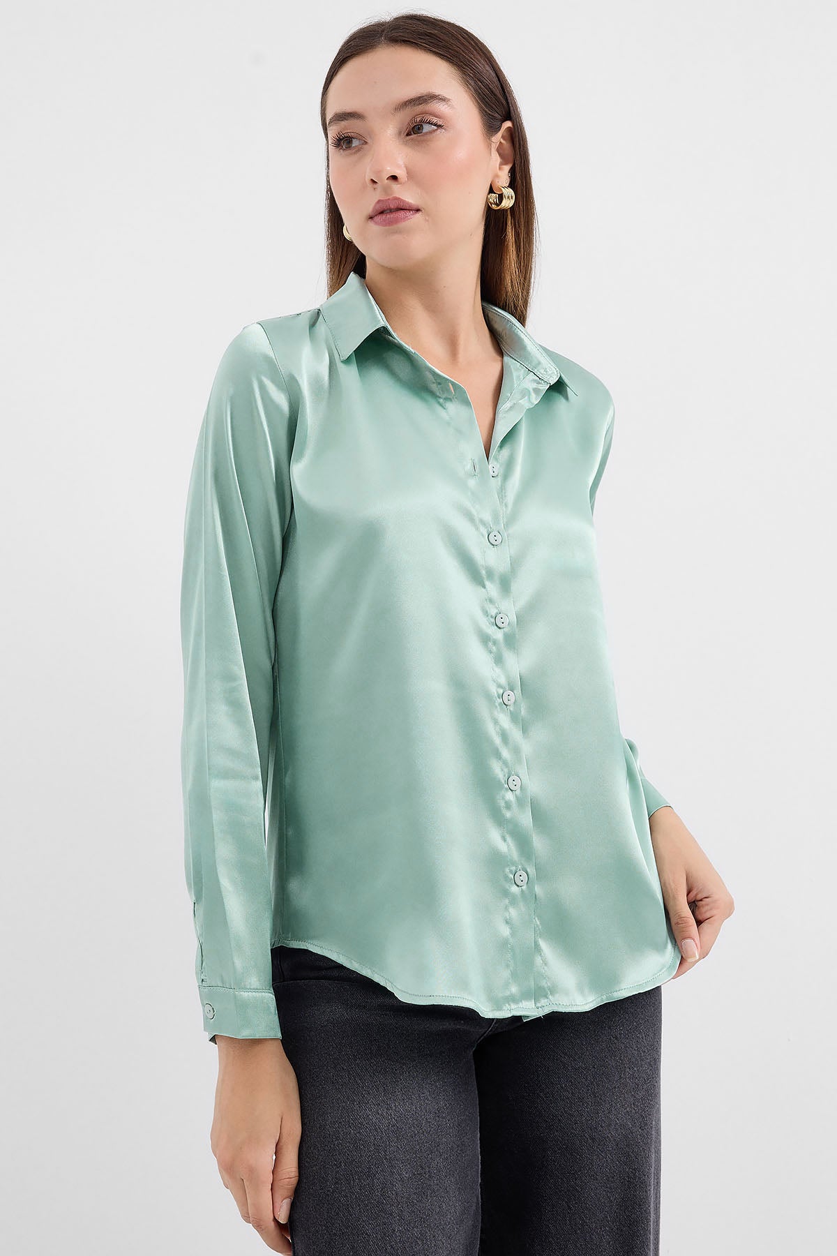 green Women Shirt
