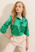 Green Women Shirt