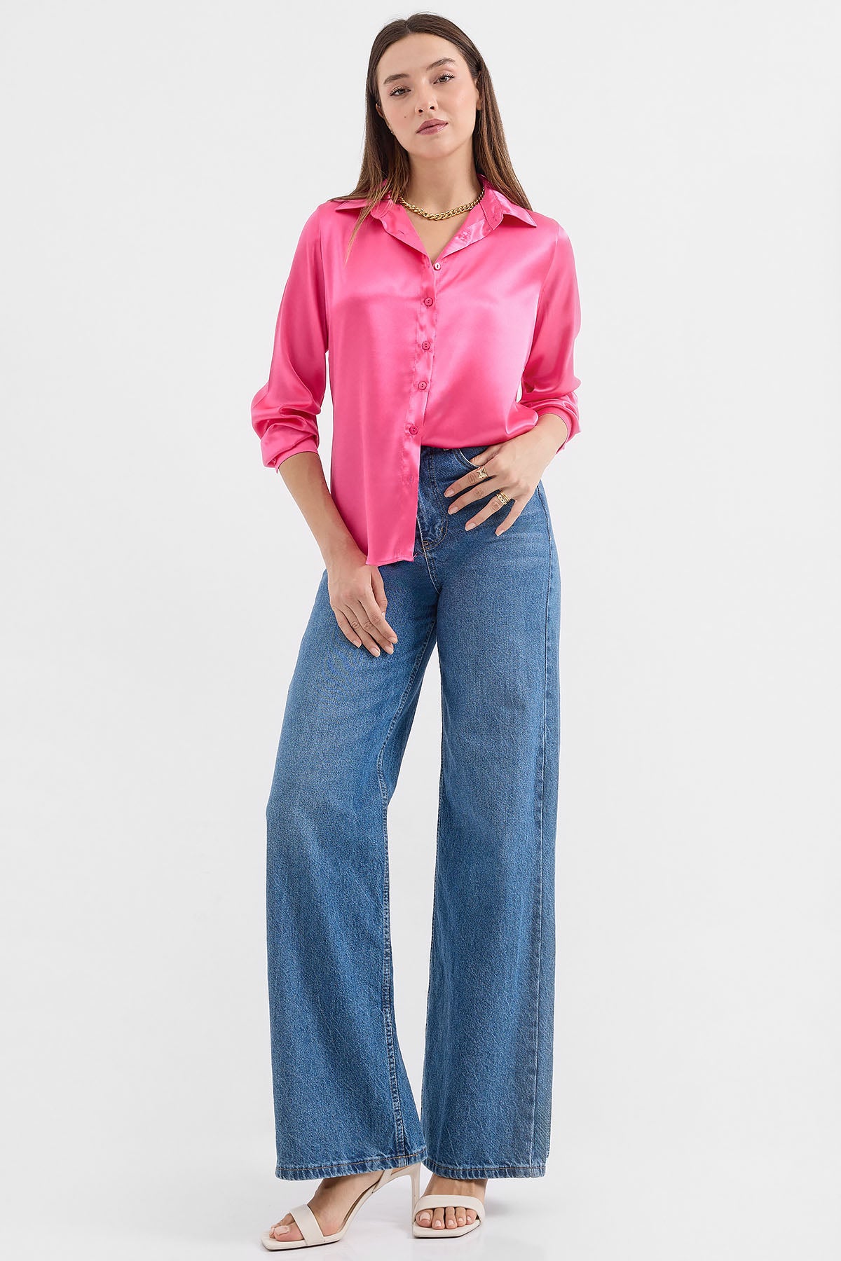 Fuchia Women Shirt