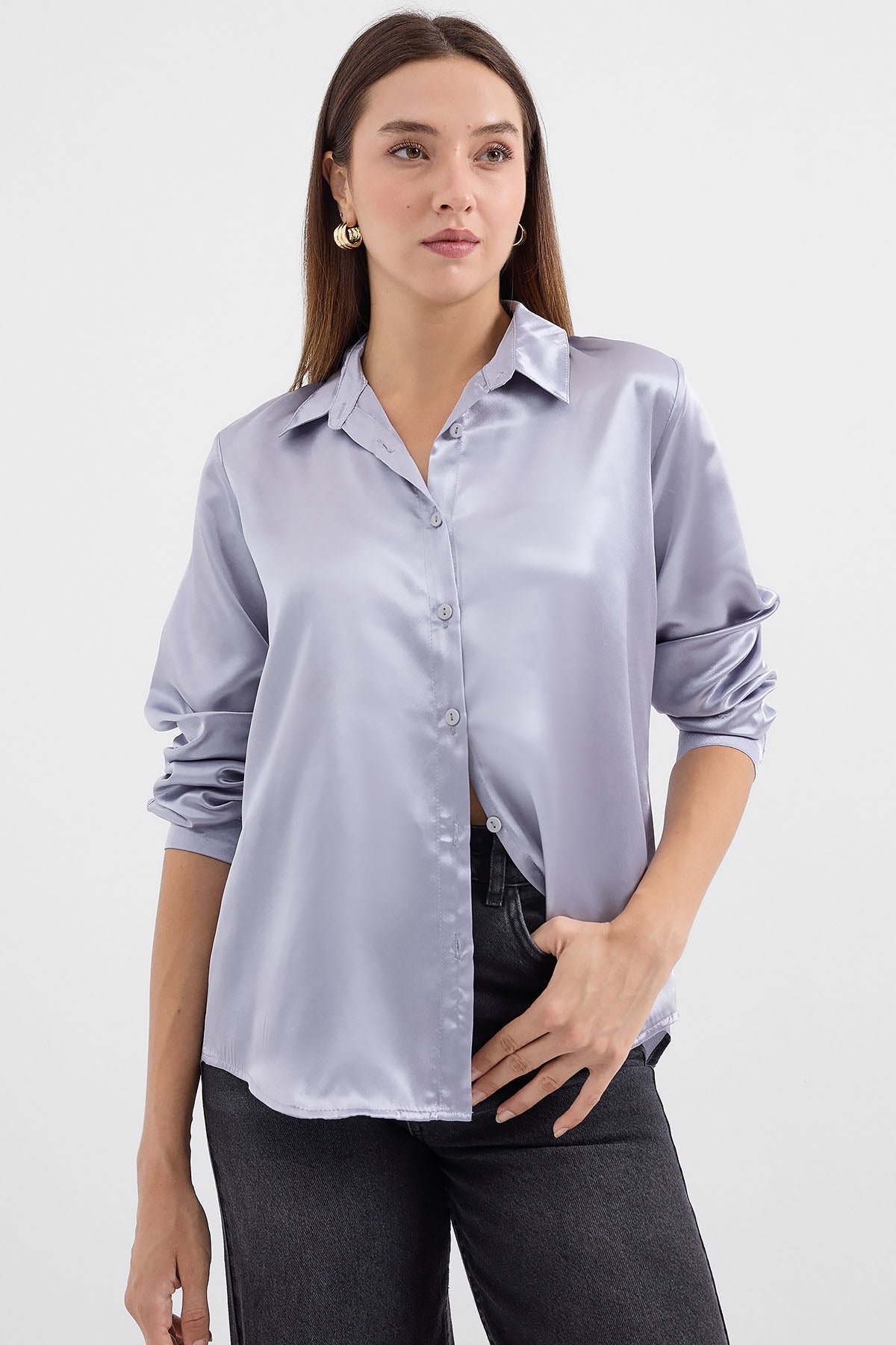 Lilac Women Shirt