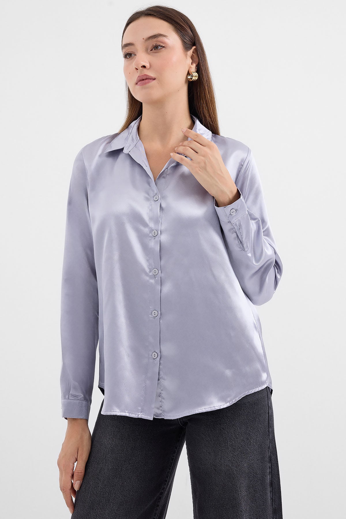 Lilac Women Shirt