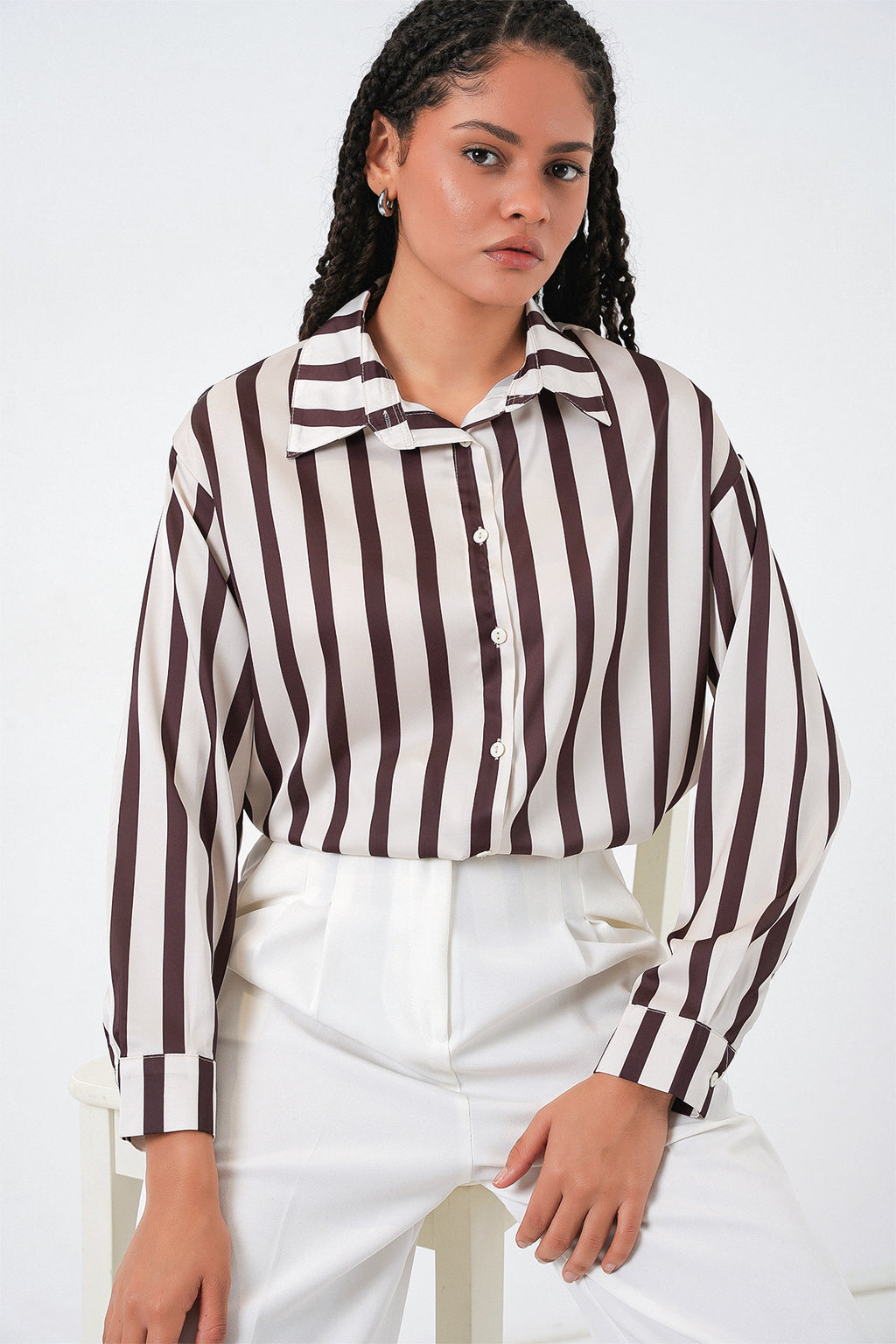 Brown Women Shirt