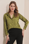 Khaki Women Shirt