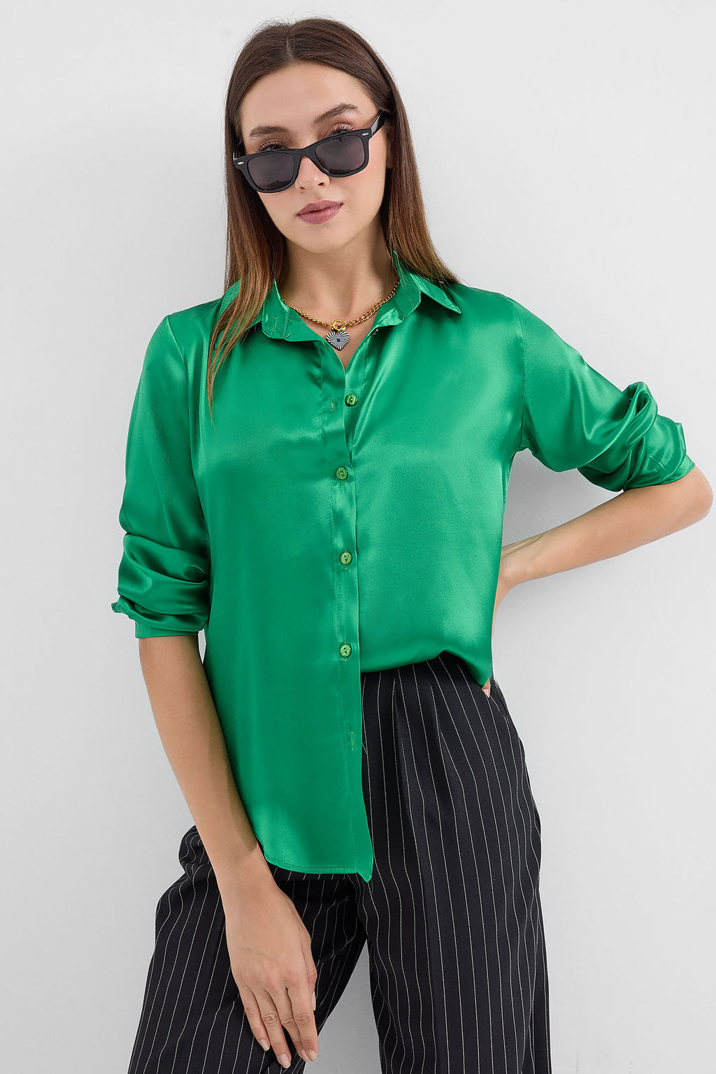 Green Women Shirt