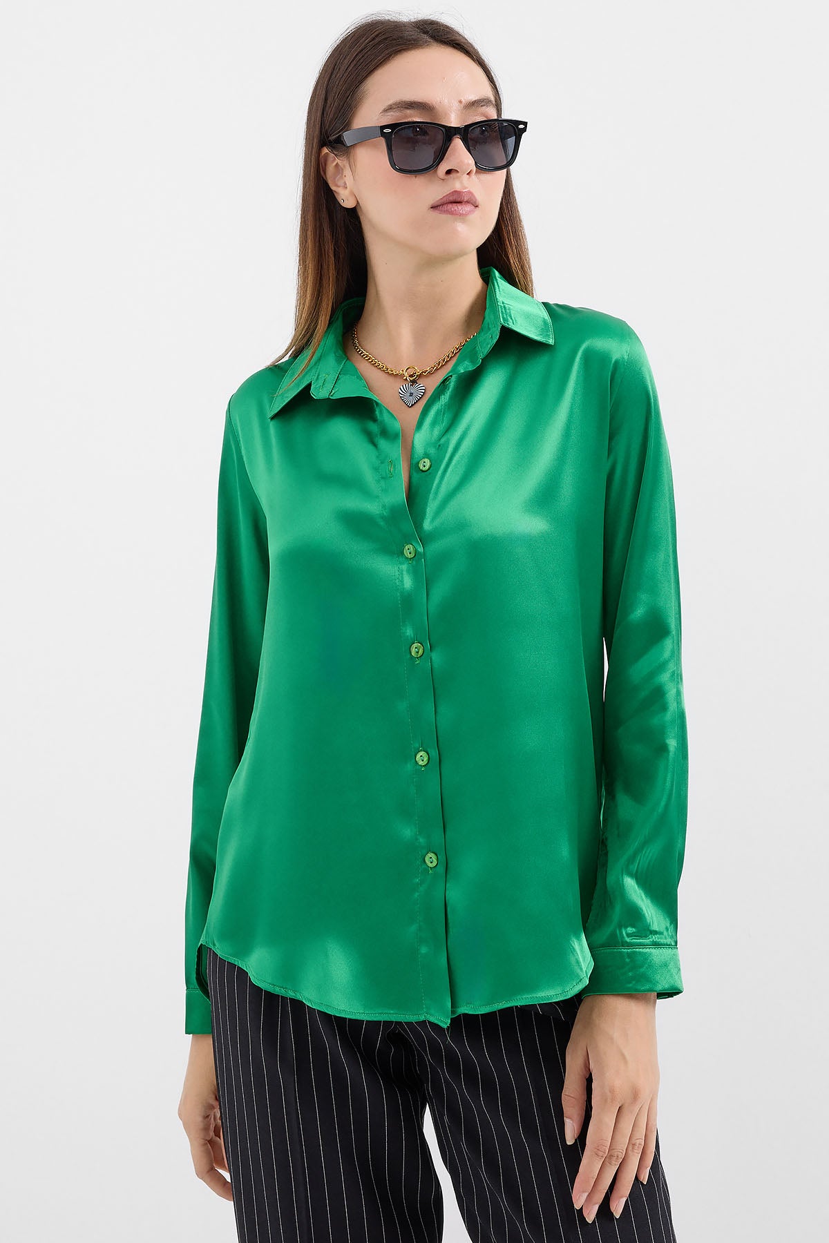 Green Women Shirt