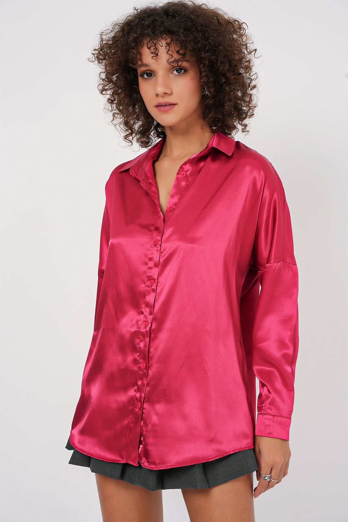 Burgundy Women Shirt
