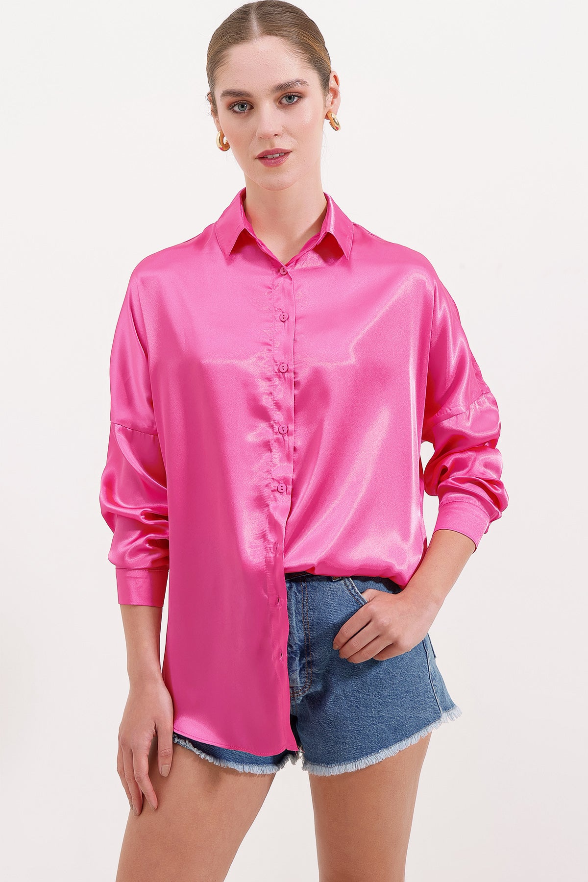 Fuchia Women Shirt