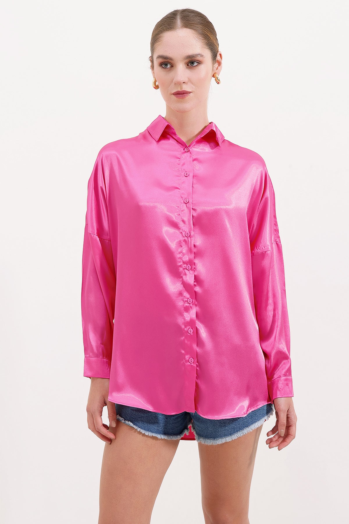 Fuchia Women Shirt