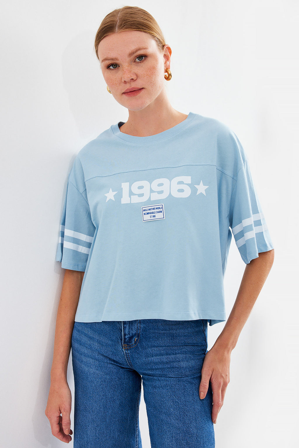 Blue Women T-shirt