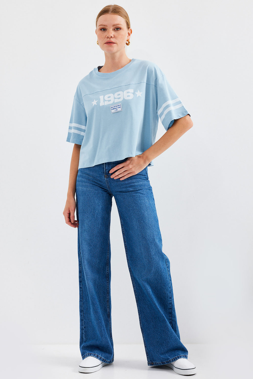 Blue Women T-shirt