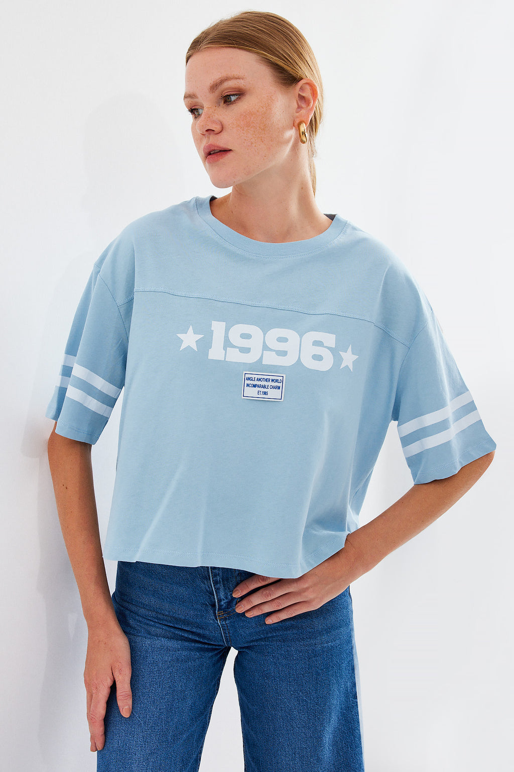 Blue Women T-shirt