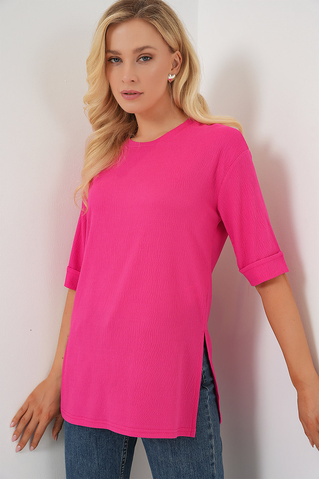 Fuchia Women T-shirt