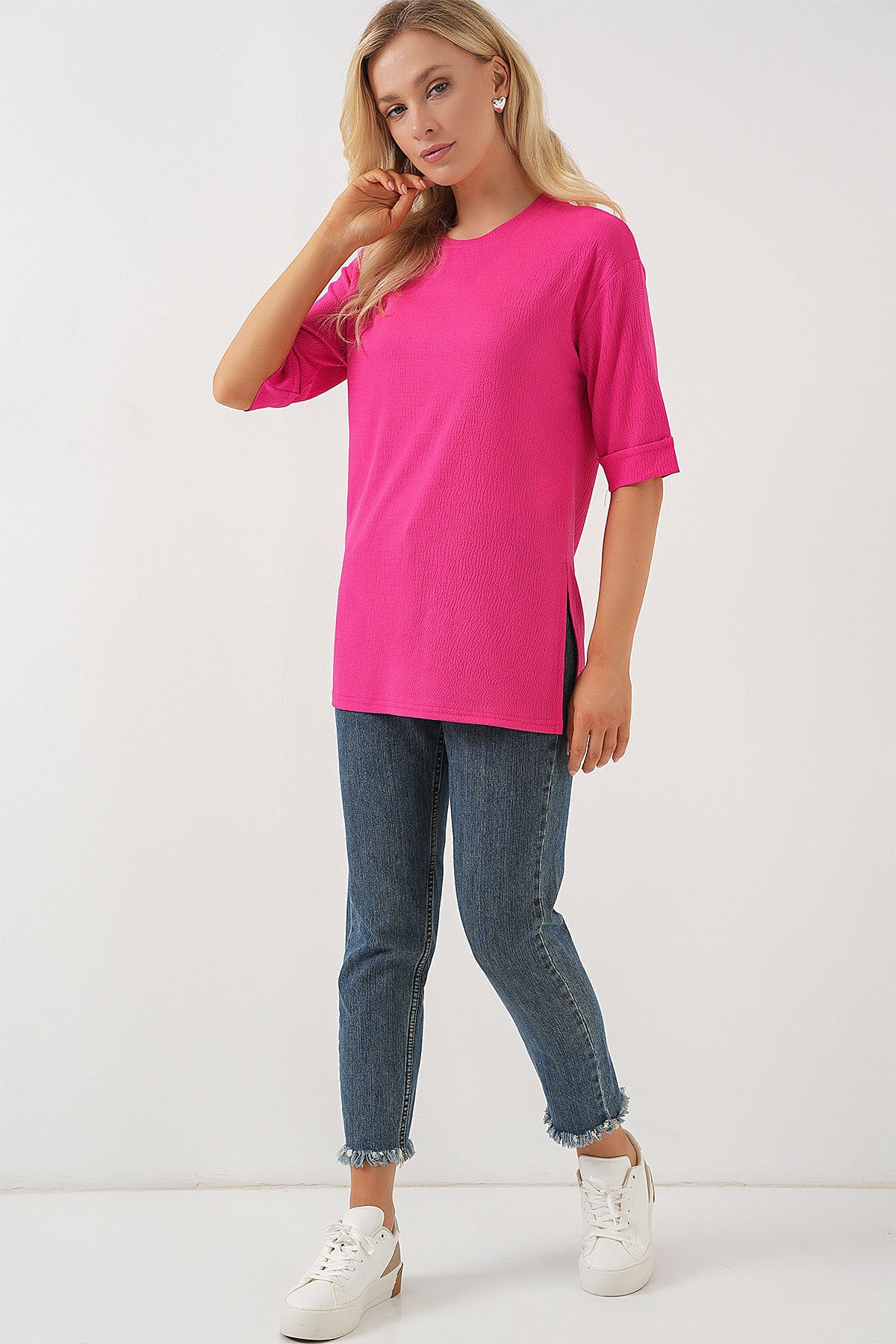 Fuchia Women T-shirt