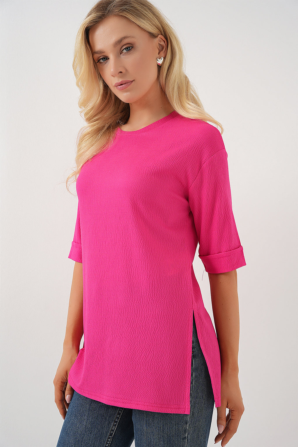 Fuchia Women T-shirt
