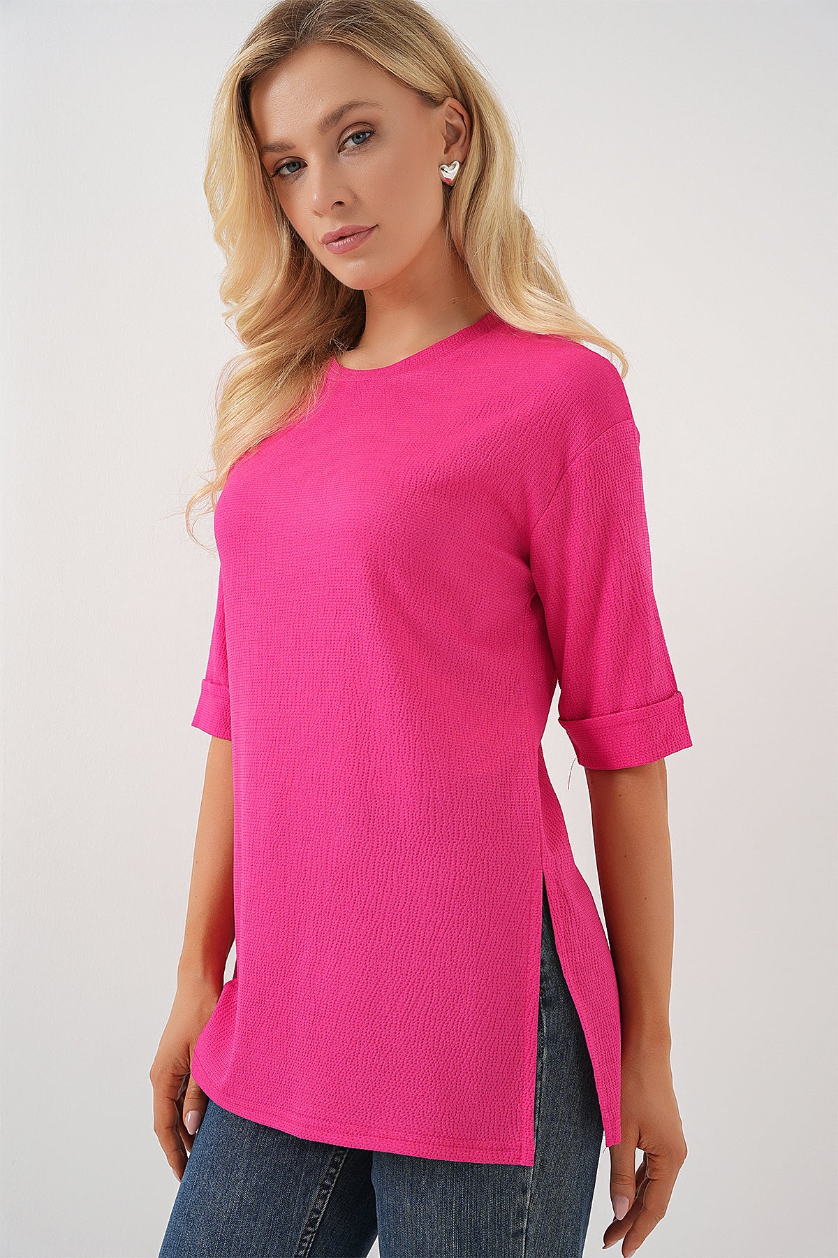 Fuchia Women T-shirt