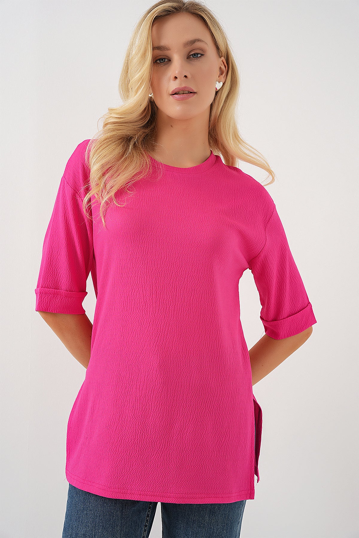 Fuchia Women T-shirt